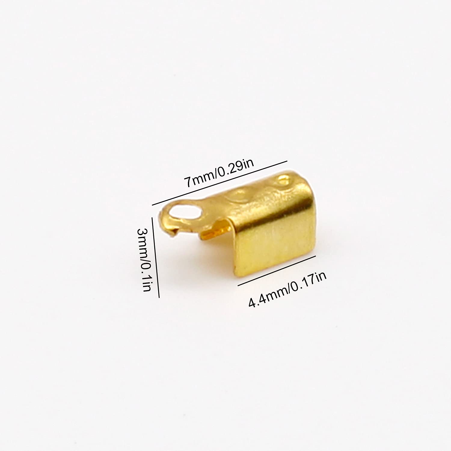 Estremità Per Cordini In Acciaio Inox - 400 Pezzi Per Creazione Gioielli - Foto 7