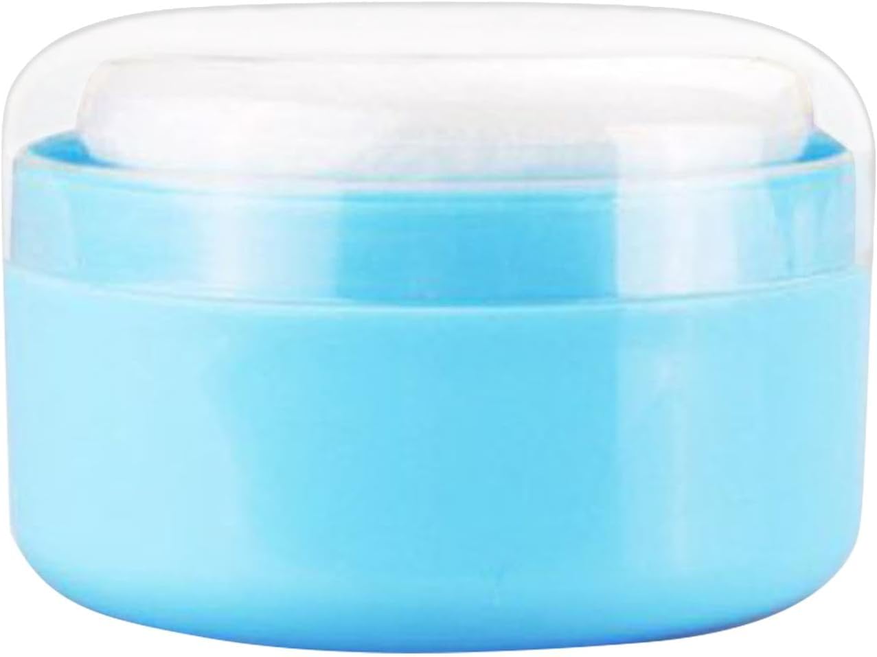 Poederdonsjas, peuterbadstofdoos, lichaamspoederdonsje en container voor bad en reizen, ideaal voor vrouwen en baby’s