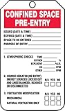 Accuform TCS327CTM PF-Cardstock Confined Space Tag, Legend 