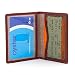 1642 Porta Tarjeta de Cuero NIF/DNI/Carnet de Conducir 5307_17 Rojo