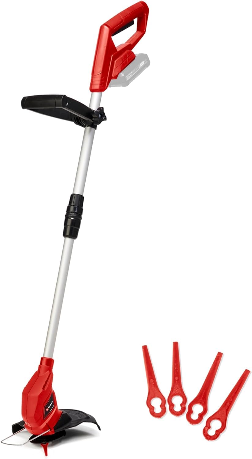 Einhell Akku-Rasentrimmer GC-CT 18/24 Li-Solo Power X-Change (18 V, Einstellbarer Teleskop-Führungsholm, inkl. 20 Kunststoffmesser, Flowerguard, ohne Akku)