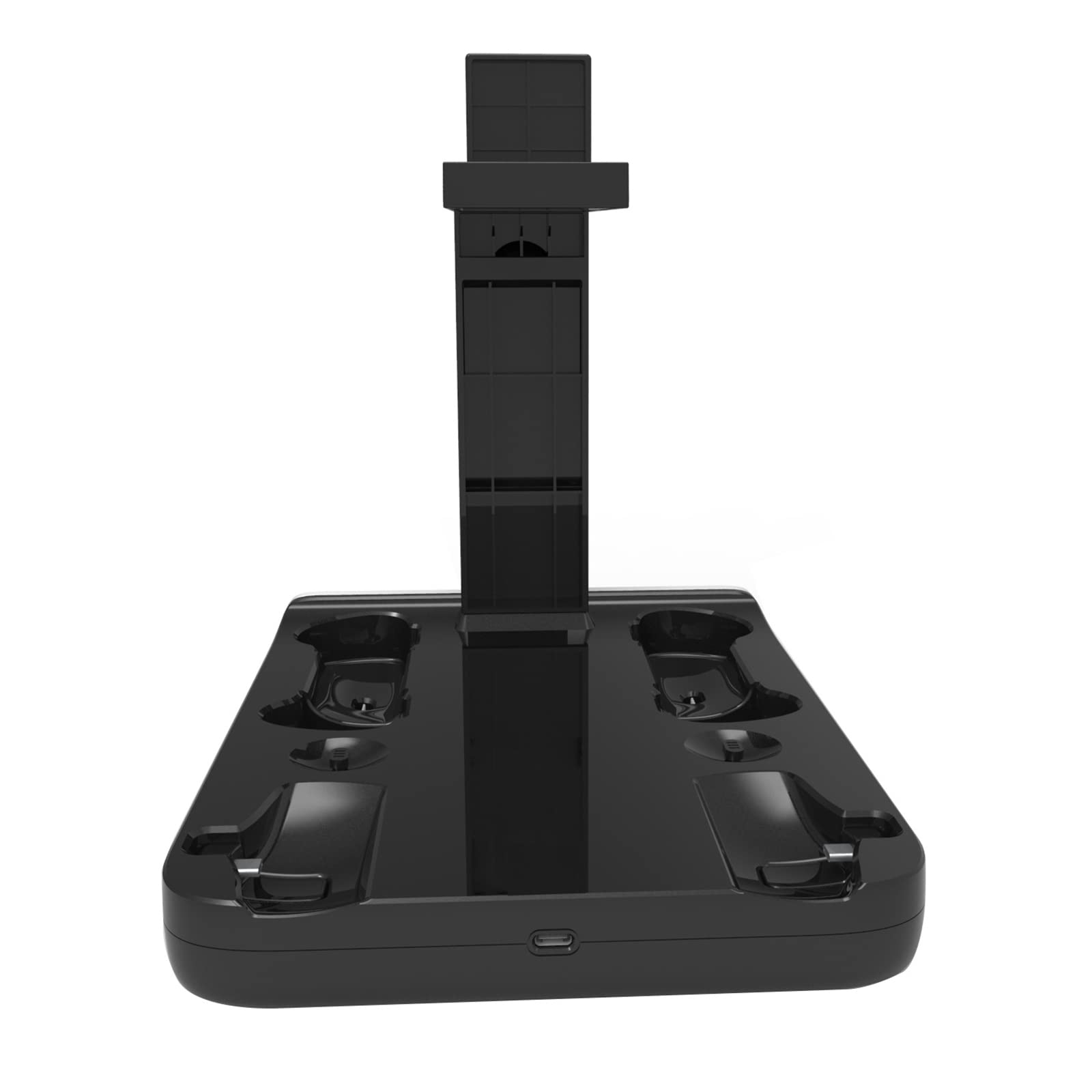 Controller-Ladestation mit VR-Headset-Display-Ständer, Controller-Ladestation & LED-Anzeigen, kompakte Größe Headset-Ständer Ladegerät