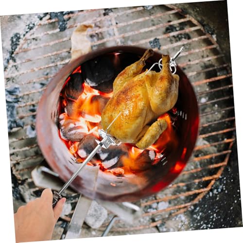 Fourchette de cuisson rotative barbecue pour soirées en terrasse