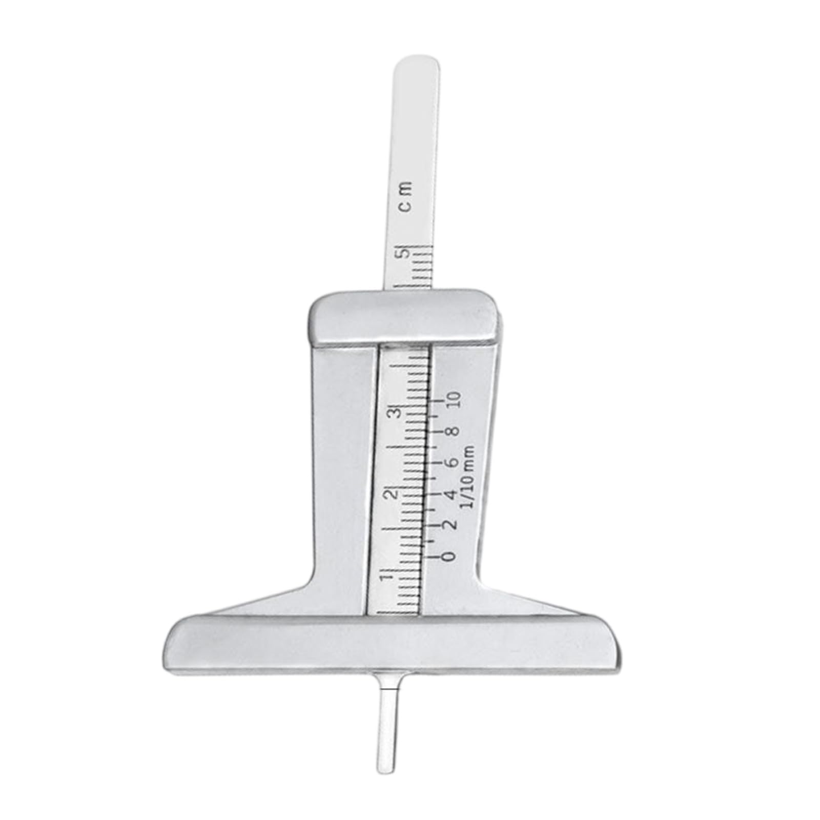 Practical Automotive Gauge Featuring Rustproof Steel Construction and Easy Carry Design Garage Tool for Tire Wear Measurement