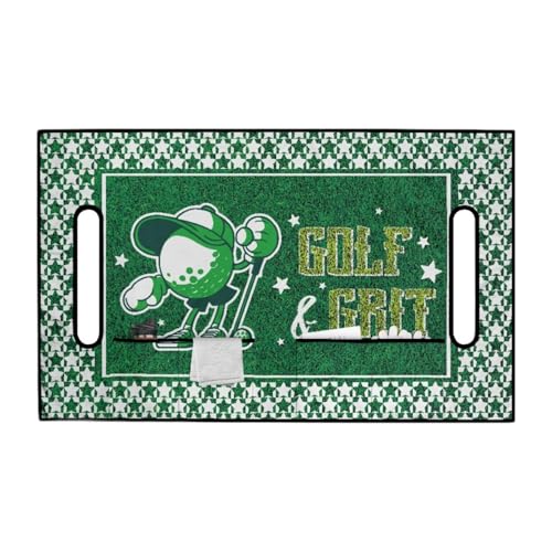 P Prettyia ゴルフカートシートカバープロテクター 取り付け簡単 ソフト 洗濯可能 軽量 装飾ブランケット コースクルージング 夏用, Style A