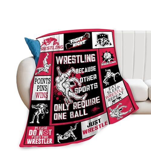 Wrestling Throw Blanket 40