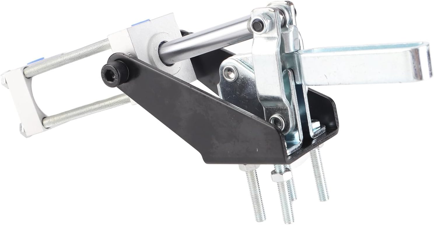 aqxreight Pneumatic Clamp 227kg Clamping Force Cylinder Pneumatic Hold Down Clamp Accessory Ensures Firm Fixing ClampPneumatic Hold Down ClampAir Toggle ClampCylinder