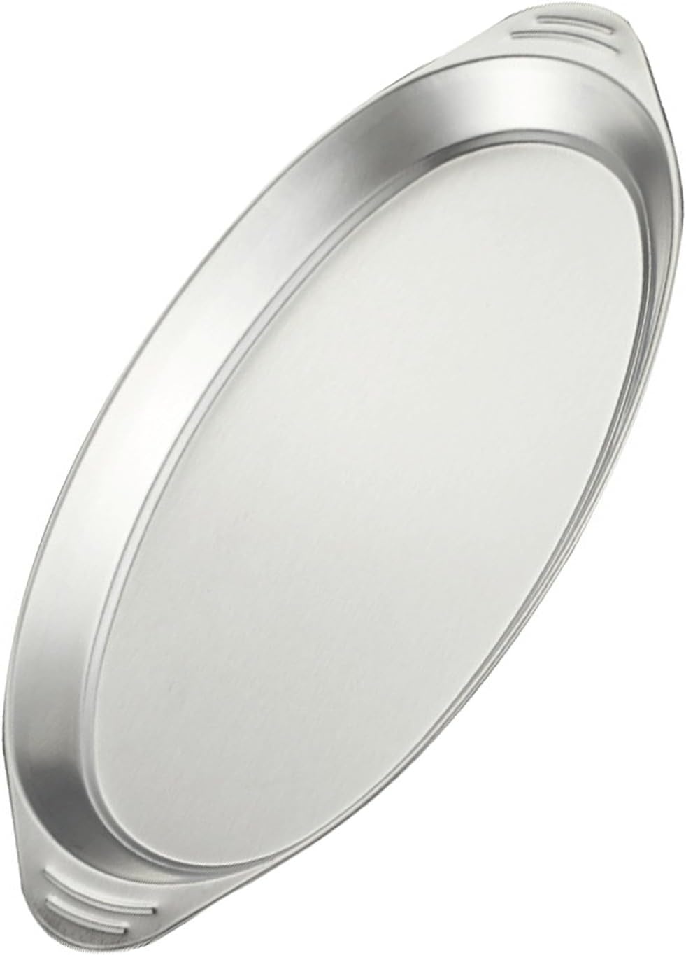 Oval Serving Platter Slip Handles Stainless Steel Fish Cooking Tray Kitchen Utensils for Roasting Dishwasher Safe Serving Platter