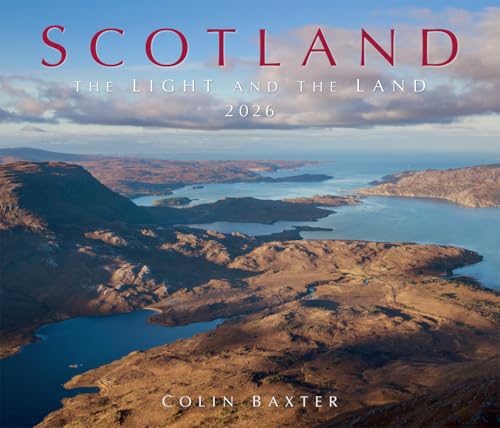 2026 Scotland Calendar: Scotland Light & Land - Wall Calendar - Month to View - Wiro Bound - Hanging Wall Calendar - 12 Month