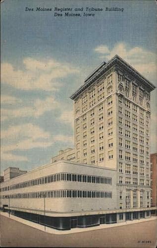 Des Moines Register and Tribune Building Des Moines, Iowa IA Original Antique Postcard Des Moines Register and Tribune Building Des Moines, Iowa IA Original Antique Postcard
