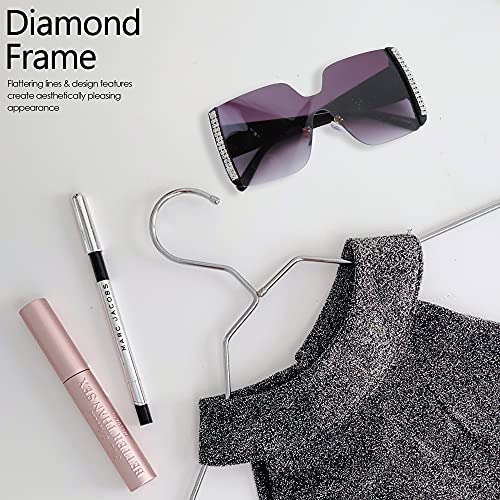 Image of The Fresh Women's Oversized Square Jackie O Cat Eye Hybrid Butterfly Fashion Sunglasses - Exquisite Packaging