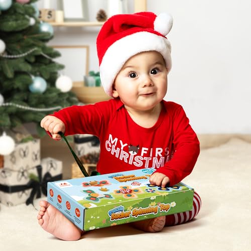 Vanmor Saugnapf Spinner Spielzeug für Baby, Fidget Spinning Badespielzeug – Ansicht 6