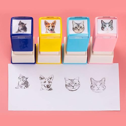 Miniatura 8 de Sello personalizado para retrato de mascota, sello personalizado, sello de cara, cara de mascota personalizada, idea de regalo, amante de los