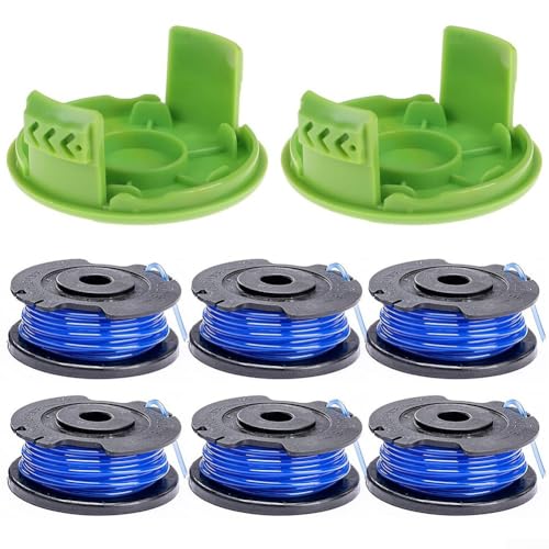 Bobina de alambre de repuesto de alta calidad, 165 mm, para cortabordes (6 + 2)