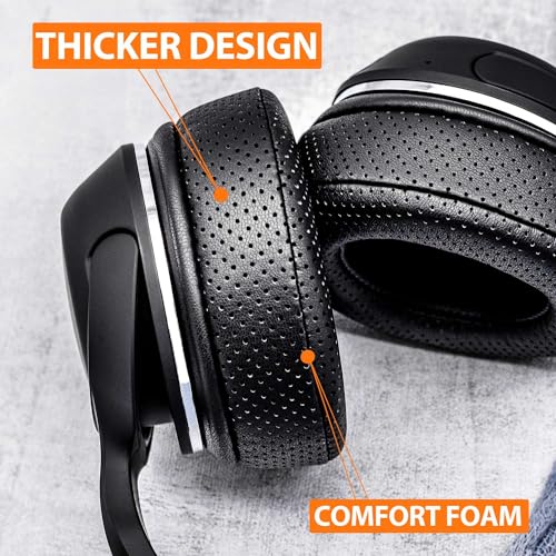 Replacement Earpads for Hesh Wired & Hesh 2 Wireless Headphones by TRANSTEK I Thicker Memory Foam and Deeper Inner Hole (Breathable Hole) miniatura 5