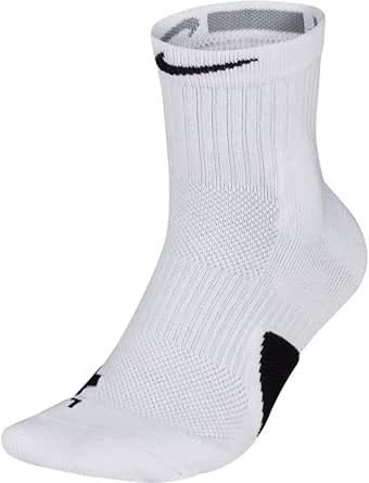 NIKE(ナイキ) エリート ミッド ソックス SX7625 100 ホワイト/ブラック 23-25cm