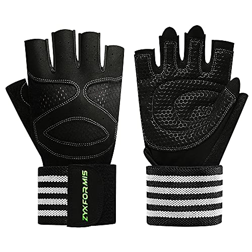 Guantes Gimnasio para Hombre y Mujer Training Guantes de Fitness Soporte para Entrenamiento Ejercicio Fitness Colgar dominadas Traje para Mancuernas Ciclismo Unisex Adulto Cover