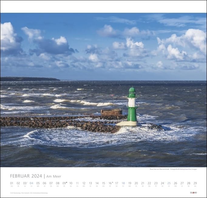 Am Meer Edition Kalender 2024: Sand, Wind und Wellen, silver - Image 4