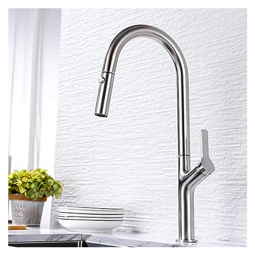 Grifo de cocina monomando con manguera extraíble y rotación 360 2