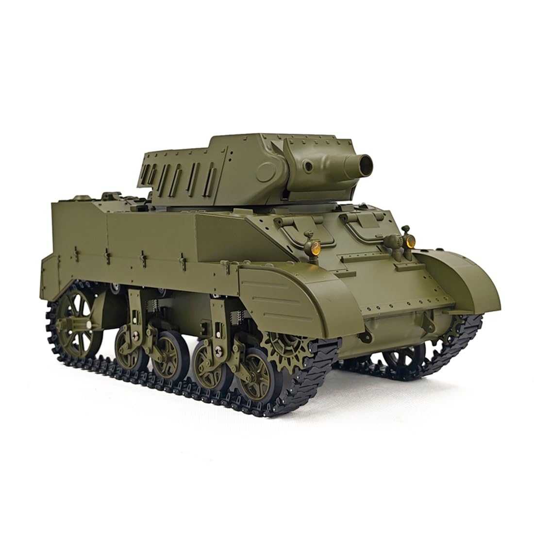 Czołg RC w skali 1/16, 2,4 G, amerykańska, samobieżna haubica M8, model czołgu RC, pojazd wojskowy z symulacją dźwięku/świateł/dymu, tryby podwójnej prędkości, prezent dla dorosłych (wersja