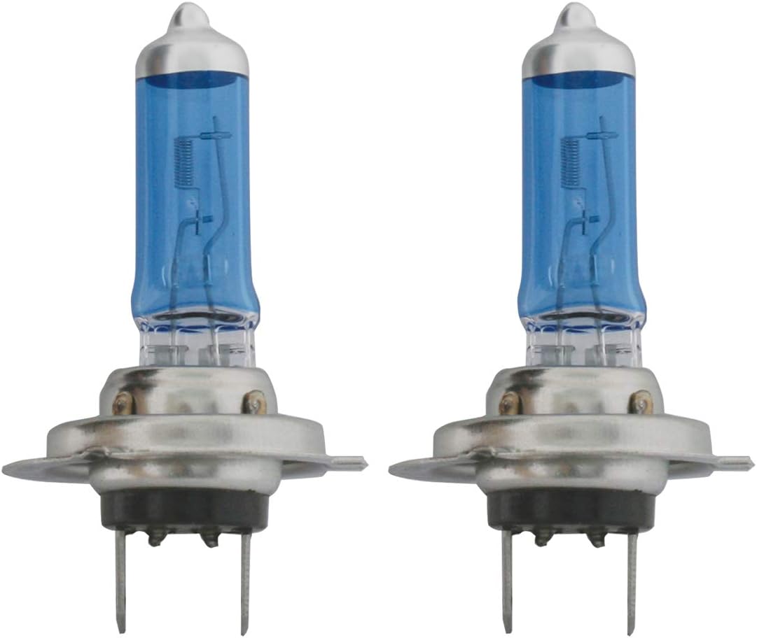 GG Grand General 82059 Icy Blue H7 Headlight Halogen Bulbs, Twin Pack, 12V/100W