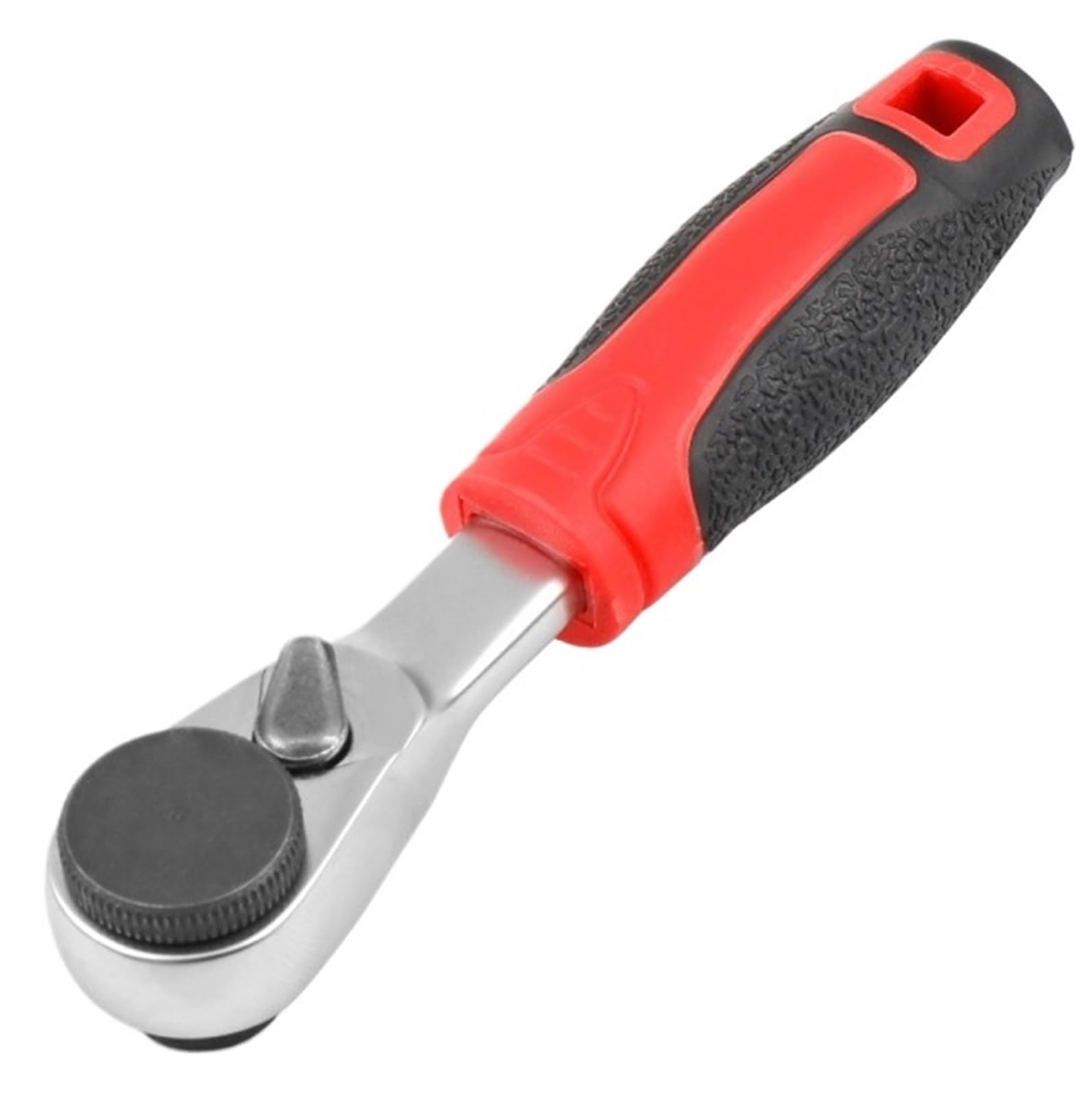 Zguouzantye Red Magnetic 60T Ratcheting Wrench Set, 72 Teeth Socket Mini Wrench 1/4 Inch Double Ended Quick Release Ratchet Hexagon Spanner Rod Screwdriver Bit Tool(Red Magnetic 60T)