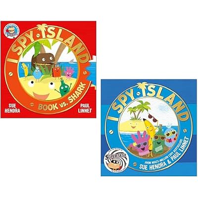I Spy Island Series 2 Books Collection Set By Paul Linnet & Sue Hendra