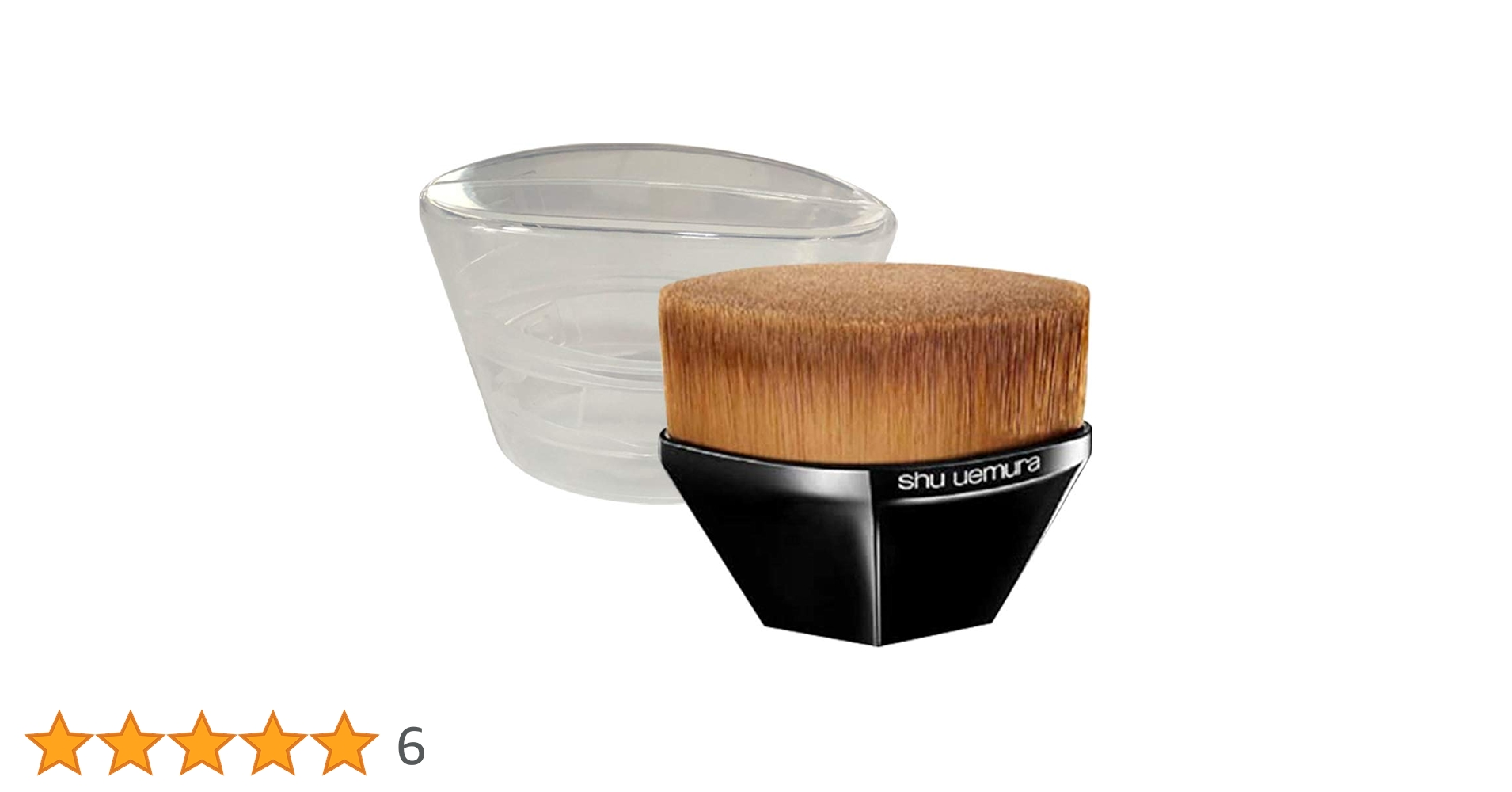 シュウウエムラファンデーションブラシとポーチ shu uemura シュウ ウエムラ メイクブラシ ポータブル レザー