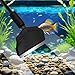 AQUANEAT Small Fish Tank Cleaner, Aquarium Cleaning Tools, 3 in 1 Glass Cleaner with Algae Scraper, Sponge Brush, for Small Nano Tanks up to 10gal