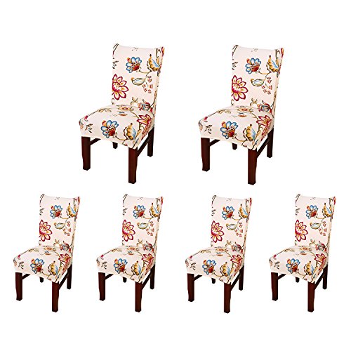 🔥 Flash Sale Jiuhong Stretch Removable Washable Short Dining Chair Protector Cover Slipcover