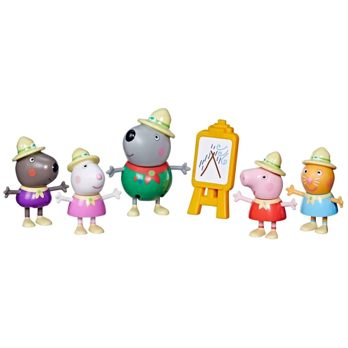 Pack De 8 Figurines Peppa Pig – Peppa, George, Peggi Panda, Candy Cat Et Plus – Exclusivité Amazon – Dès 3 Ans