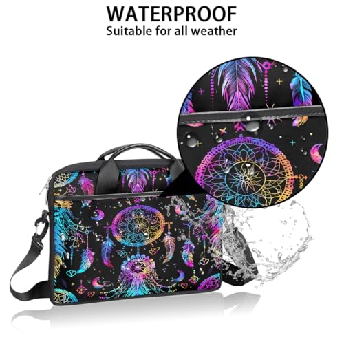 Bolso para portátil Ethnic Purple Dreamcatchers 15 pulg miniatura 3