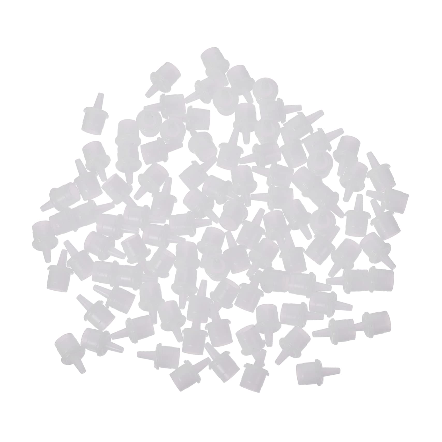 MUSISALY Eyelash Extension Supplies Lash Extension Bottle Nozzle Caps 100pcs Replacement Cap