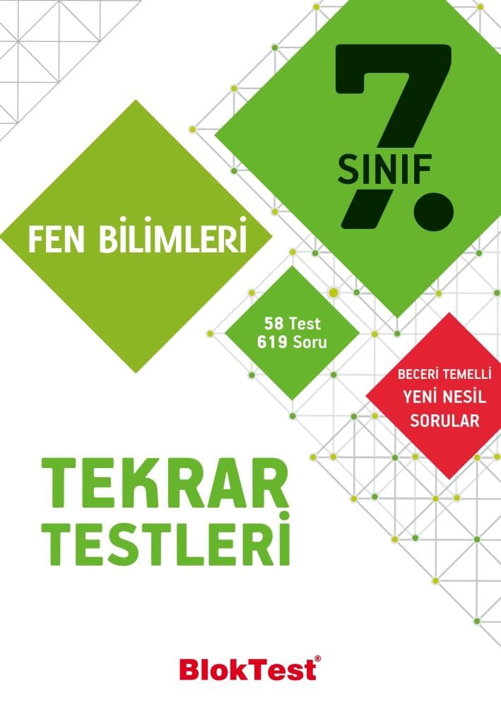Bloktest 7.Sınıf Fen Bilimleri Tekrar Testleri