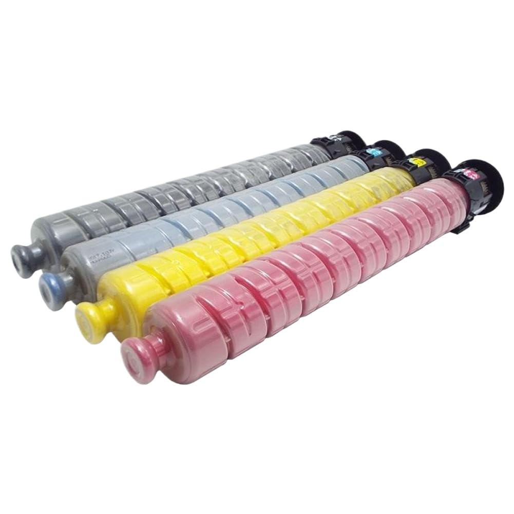 Juego de 4 Cartuchos de Tóner CMYK Compatible con IMC3500 IMC3000 Color Copier Printer