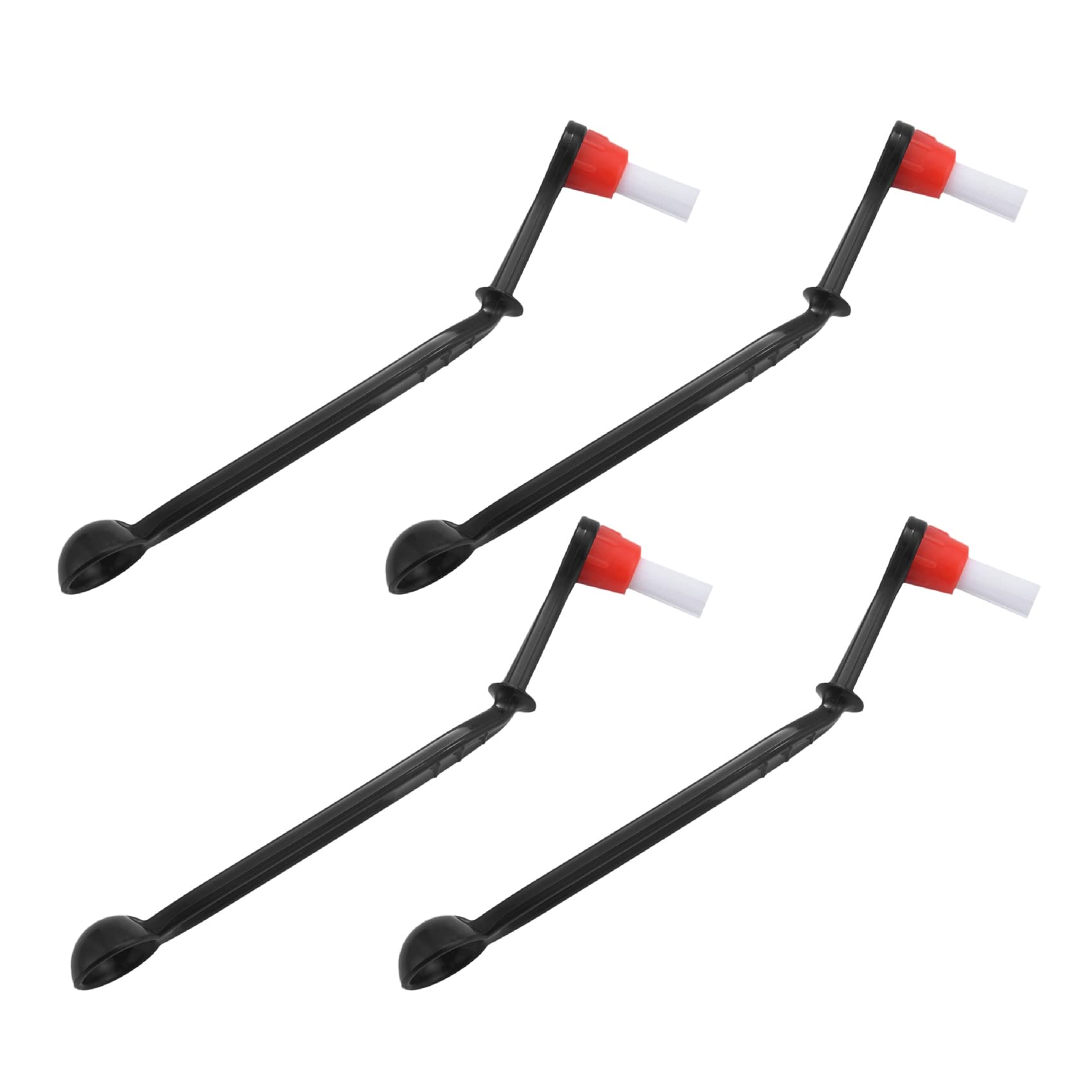 Hndhbfgrt 4X 2 in 1 Coffee Machine Brush Nylon Espresso Coffee Grinder Brushes Coffee Spoon Machine Group Head Kitchen Tools