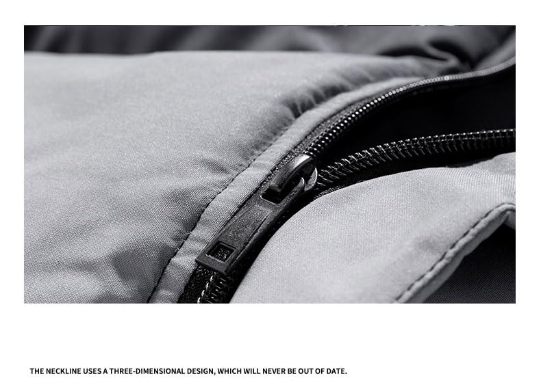 Unisex Hooded Gradient-Color Thermal Cotton Jacket, Youth Front-Zip Winter Coat4