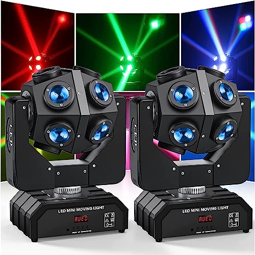 Dj Licht 80W RGBW Moving Head Pinspot Mit DMX & Gobo – LED-Bühnenlicht Für DJ, Disco, Party 80W LED Moving Head