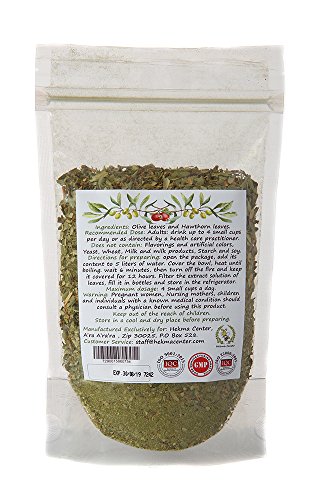 Hekma Center Organic Hawthorn And Olive Leaf Tea Mixture #TOP1