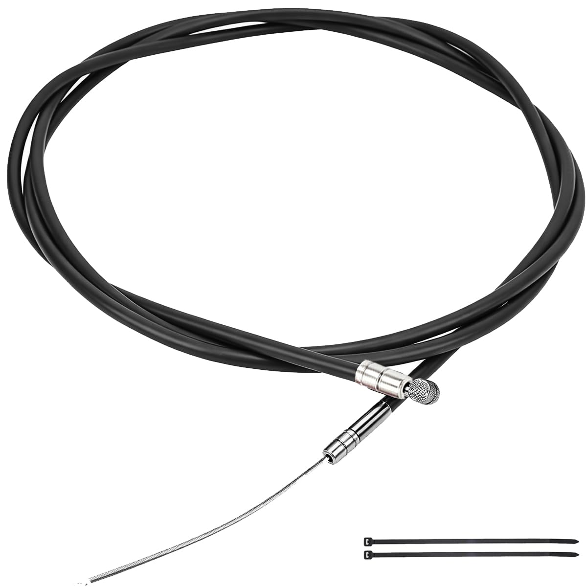 BOLOJAU Brake Line Cable 197cm Replacement for Xiaomi Pro Pro 2 Electric Scooter Rear Wheel, High Strength Steel Brake CableAccessory with Waterproof Anti-Aging Coating