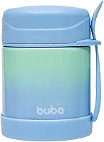 Buba, Pote Termico C/Colher Degrade Azul