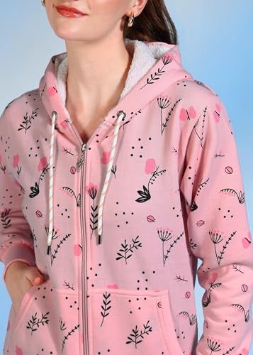 Image of eWools Women's Fleece Fullsleeves Jacket (Flee18)