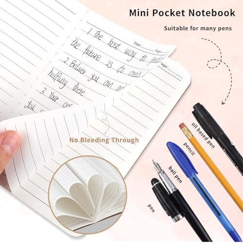 Image of BESARME 16 Pack Teacher Appreciation Gifts Bulk, Mini Inspirational Notebooks Party Favors Goodie Bag Stuffers Small Lined Notebook School Supplies Prayer Journal
