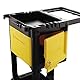 Rubbermaid Commercial Products FG618100YEL Abschließbarer Hausmeisterwagenschrank 6181 für Wagen 6173