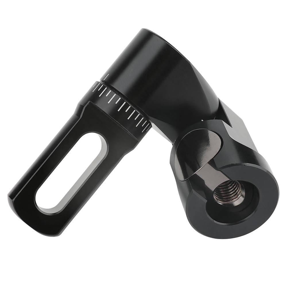 Single/Double Side Adjustable V-Bar Mount Quick Disconnect Bow Rod Stabilizer, Archery Compound Recurve Bow Stabilizer Single/Double Sidebar Back Bar stabilizer Mount