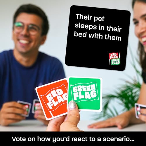 Lucky Egg, Fun Red Flag Green Flag Party Game, 230 Diverse Questions, Board Game for Adults Adult Party Games - Image 4