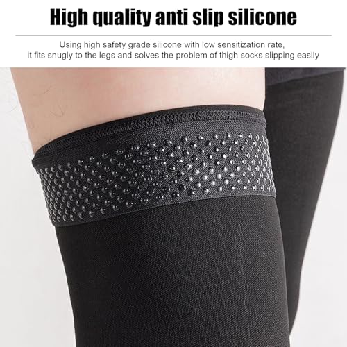 Image of 20-30 mmHg Thigh High Compression Socks for Women and Men,Toeless Compression Stockings,Leg Compression Sleeve,Varicose Veins Treatment,Over the Knee Compression Socks for Travel Flight Pregnant.