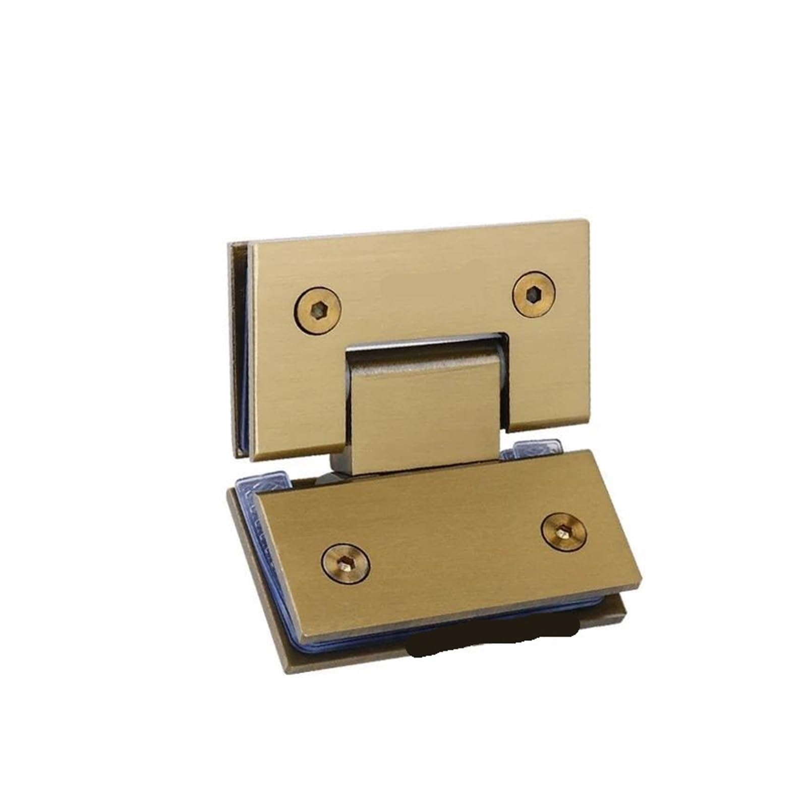 Bisagras para mamparas de ducha, Bisagras for puerta de ducha, montaje en pared acero inoxidable, 90, 135, 180 grados, reemplazo cromo dorado(Chrome-180)