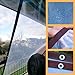 Curfakul Clear Tarp Waterproof 4x6 FT - Plastic Small Tarps Heavy Duty Cover for Patio Enclosures Winter Protection for Plants Gardens Chicken Coops and Patios