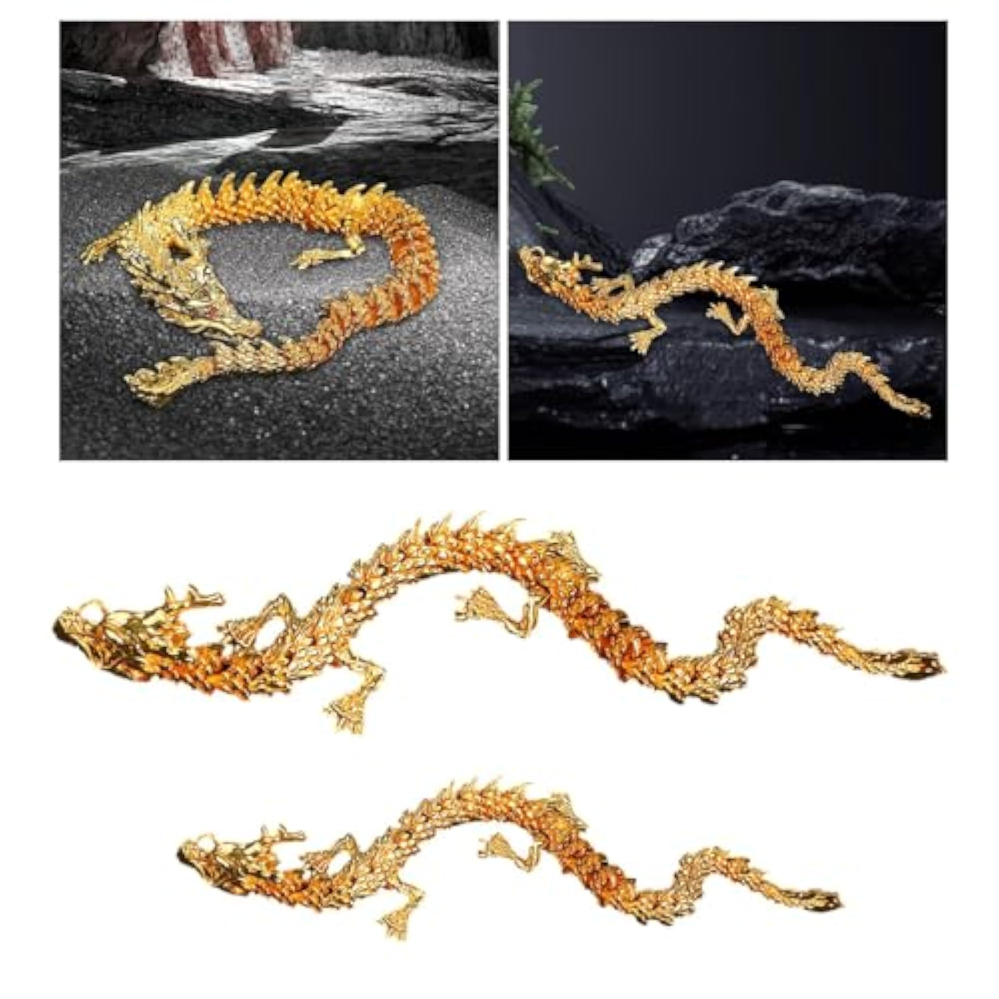 Dragon Statue Table Centerpiece for Spring Festival, 40cm